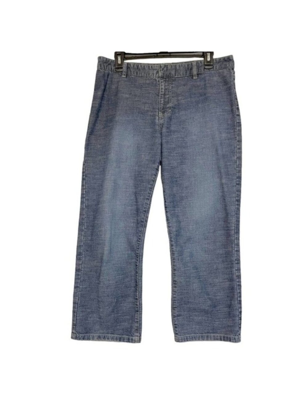 Tommy Hilfiger Womens Y2K Vintage Straight Leg Jeans Size 10 Blue Crop Mid Rise